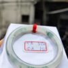 頂級放光玻璃種飄花正圈圓骨手鐲