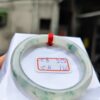 頂級放光玻璃種飄花正圈圓骨手鐲