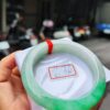 糯冰種飄陽綠正圈超厚庄手鐲