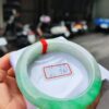 糯冰種飄陽綠正圈超厚庄手鐲