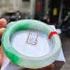 糯冰種飄陽綠正圈超厚庄手鐲