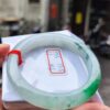 糯冰種飄陽綠正圈超厚庄手鐲