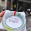 ~~ 頂級放光玻璃種三彩飄花正圈胖胖鐲 ~~