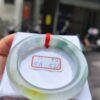 ~~ 頂級放光玻璃種三彩飄花正圈胖胖鐲 ~~