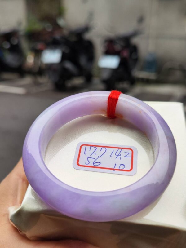 濃豔紫羅蘭正圈超厚庄手鐲