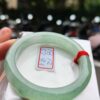 冰種蘋果綠正圈厚庄手鐲