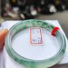 放光玻璃種飄花正圈手鐲