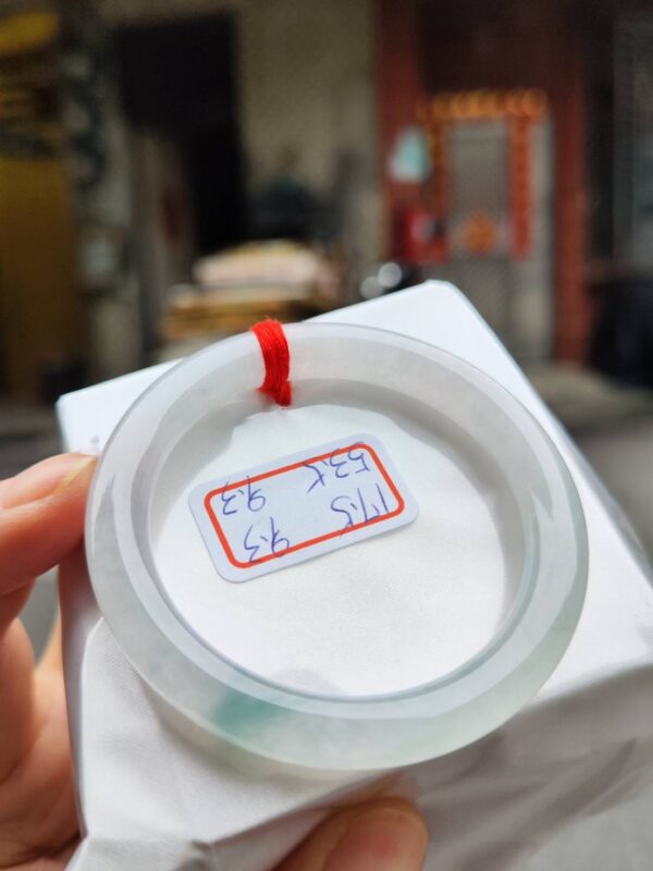 冰玻種白月光正圈圓骨手鐲
