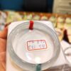頂級放光玻璃種飄花正圈手鐲