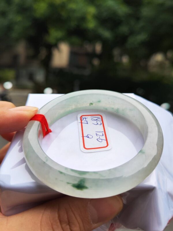 頂級放光玻璃種飄花正圈厚庄手鐲