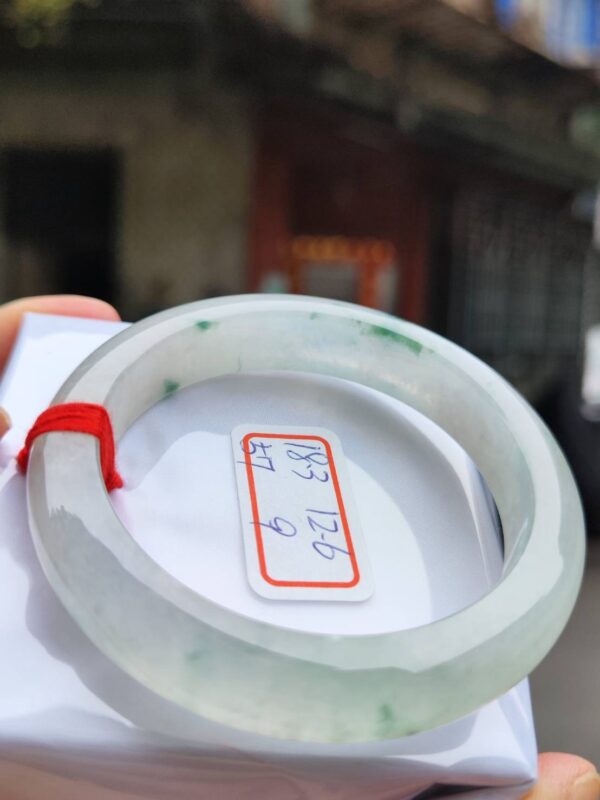 頂級放光玻璃種飄花正圈厚庄手鐲