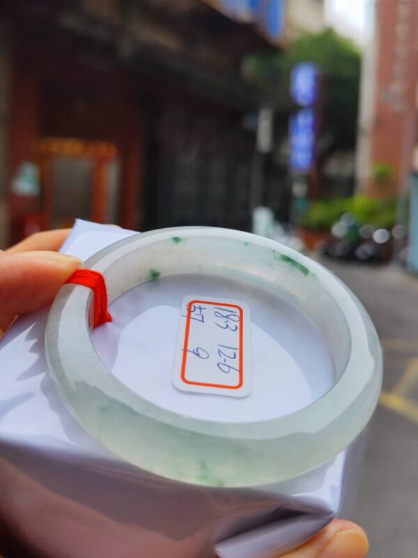 頂級放光玻璃種飄花正圈厚庄手鐲