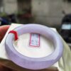 冰透的粉紫羅蘭正圈厚庄手鐲