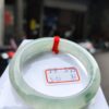 頂級放光玻璃種飄花正圈手鐲