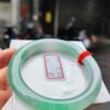冰種陽綠正圈圓骨手鐲