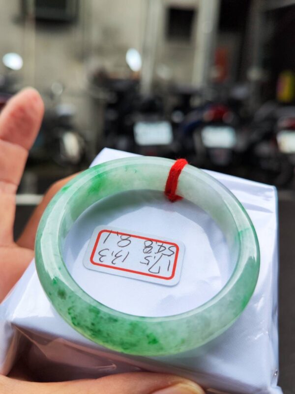 飄陽綠正圈厚庄手鐲
