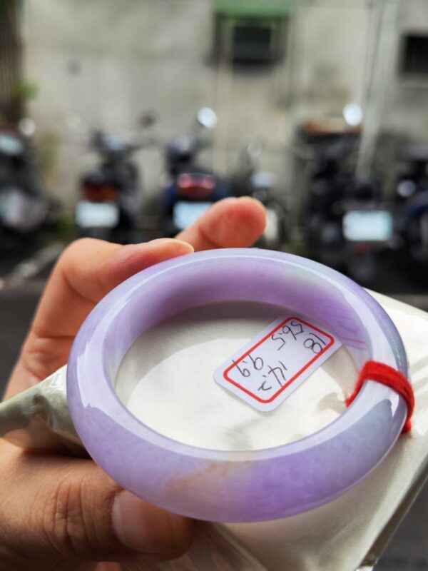 濃豔紫羅蘭正圈超厚庄手鐲