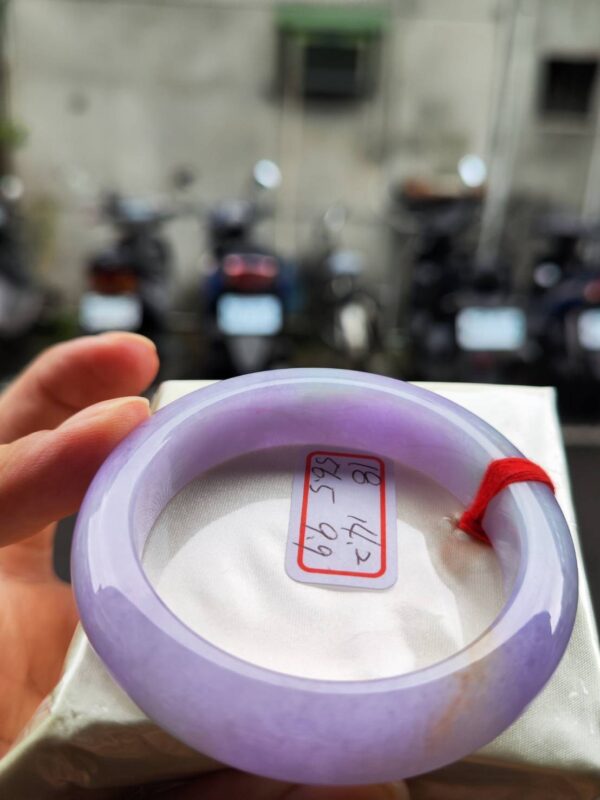 濃豔紫羅蘭正圈超厚庄手鐲