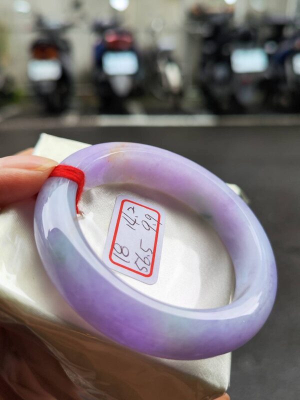 濃豔紫羅蘭正圈超厚庄手鐲