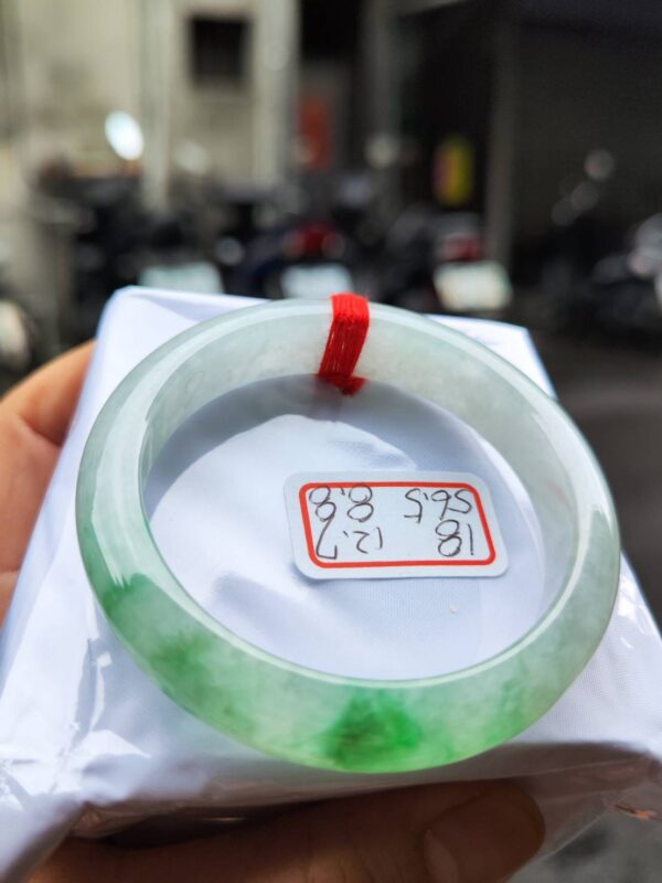 飄陽綠正圈厚庄手鐲