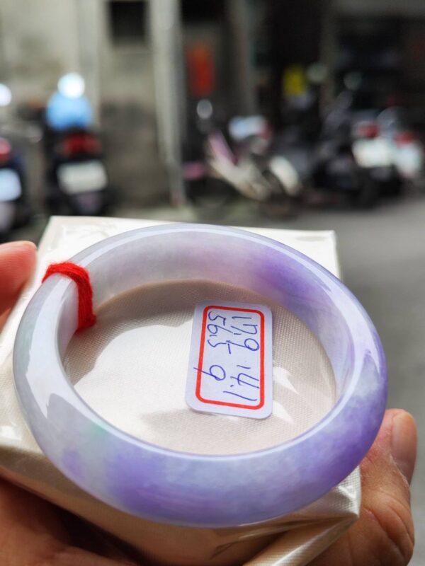 濃豔紫羅蘭正圈超厚庄手鐲