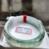 頂級放光玻璃種飄花正圈手鐲