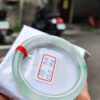 放光玻璃種飄綠花正圈手鐲