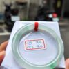 放光玻璃種飄綠花正圈手鐲