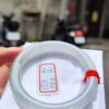 天然緬甸玉A貨 (( 玻璃種))飄花正圈圓骨手鐲