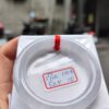 天然緬甸玉A貨 (( 冰種))白月光正圈圓骨手鐲