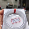 天然緬甸玉A貨 (( 冰種))白月光正圈圓骨手鐲