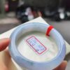 天然緬甸玉A貨 冰透紫羅蘭飄花正圈厚庄手鐲