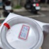 天然緬甸玉A貨 (( 冰種))白月光正圈圓骨手鐲