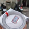 天然緬甸玉A貨 (( 冰種))白月光正圈圓骨手鐲