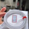 天然緬甸玉A貨 (( 冰種))白月光正圈圓骨手鐲