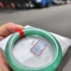 天然緬甸玉A貨 滿陽綠正圈手鐲
