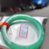 天然緬甸玉A貨 滿陽綠正圈手鐲