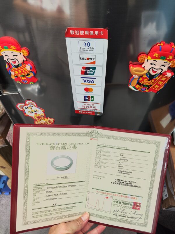 天然緬甸玉A貨 放光玻璃種飄花正圈圓骨手鐲