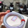 天然緬甸玉A貨 濃豔紫羅蘭正圈圓骨手鐲