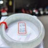 天然緬甸玉A貨 放光玻璃種正圈厚庄手鐲