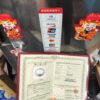 天然緬甸玉A貨 (( 冰種))飄綠花正圈手鐲