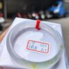 天然緬甸玉A貨 放光玻璃種飄蜜黃正圈手鐲