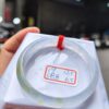 天然緬甸玉A貨 放光玻璃種飄蜜黃正圈手鐲
