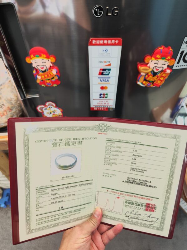天然緬甸玉A貨 放光玻璃種飄蜜黃正圈手鐲