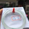 天然緬甸玉A貨 放光玻璃種飄花正圈厚庄手鐲