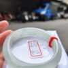 天然緬甸玉A貨 放光玻璃種飄花正圈厚庄手鐲