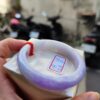 天然緬甸玉A貨 濃豔紫羅蘭春彩正圈厚庄手鐲