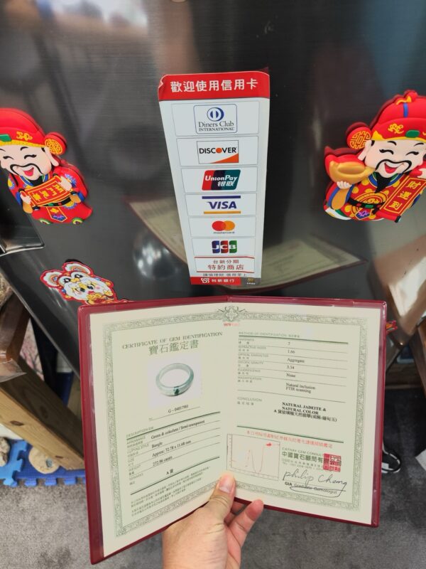 天然緬甸玉A貨 放光玻璃種飄花正圈厚庄手鐲