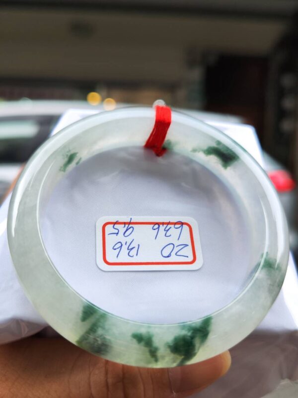 天然緬甸玉A貨 冰玻種厚庄正圈手鐲