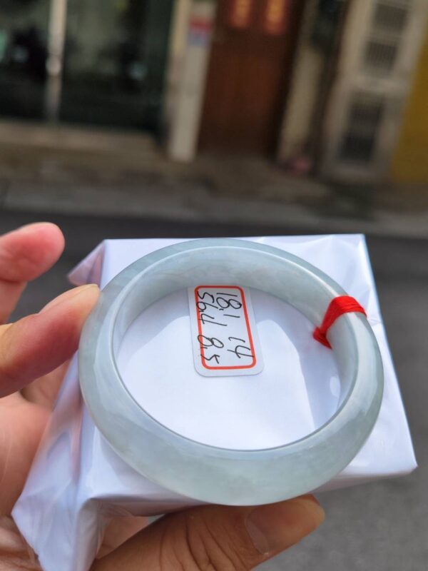 天然緬甸玉A貨 ((冰種))超厚庄正圈手鐲